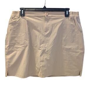 Willit Beige Outdoor Performance Skort Size XXL